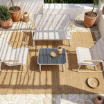 Conj. Jardim 4 Lugares TANARO WOOD