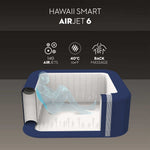 Spa insuflável hidromassagem 4-6 p. Lay-Z-Spa Hawaii Smart