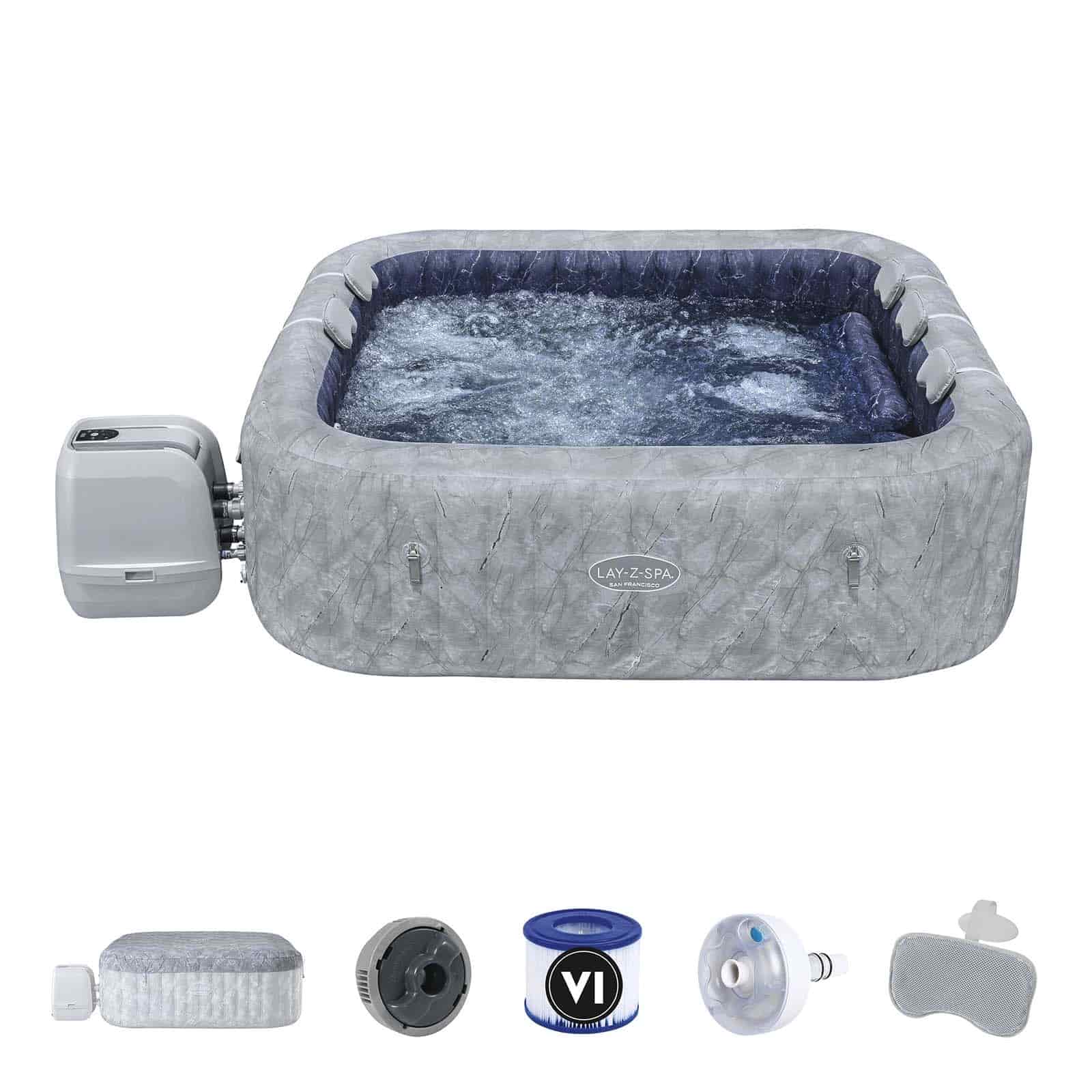 Spa insuflável 5-7 p. Lay-Z-Spa San Francisco Smart HydroJet