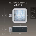 Spa insuflável para 4-6 pessoas Lay-Z-Spa Ibiza Energysense