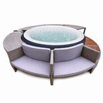 Pack Spa insuflável 2-4 pess. Lay-Z-Spa Miami FULL SURROUND 180