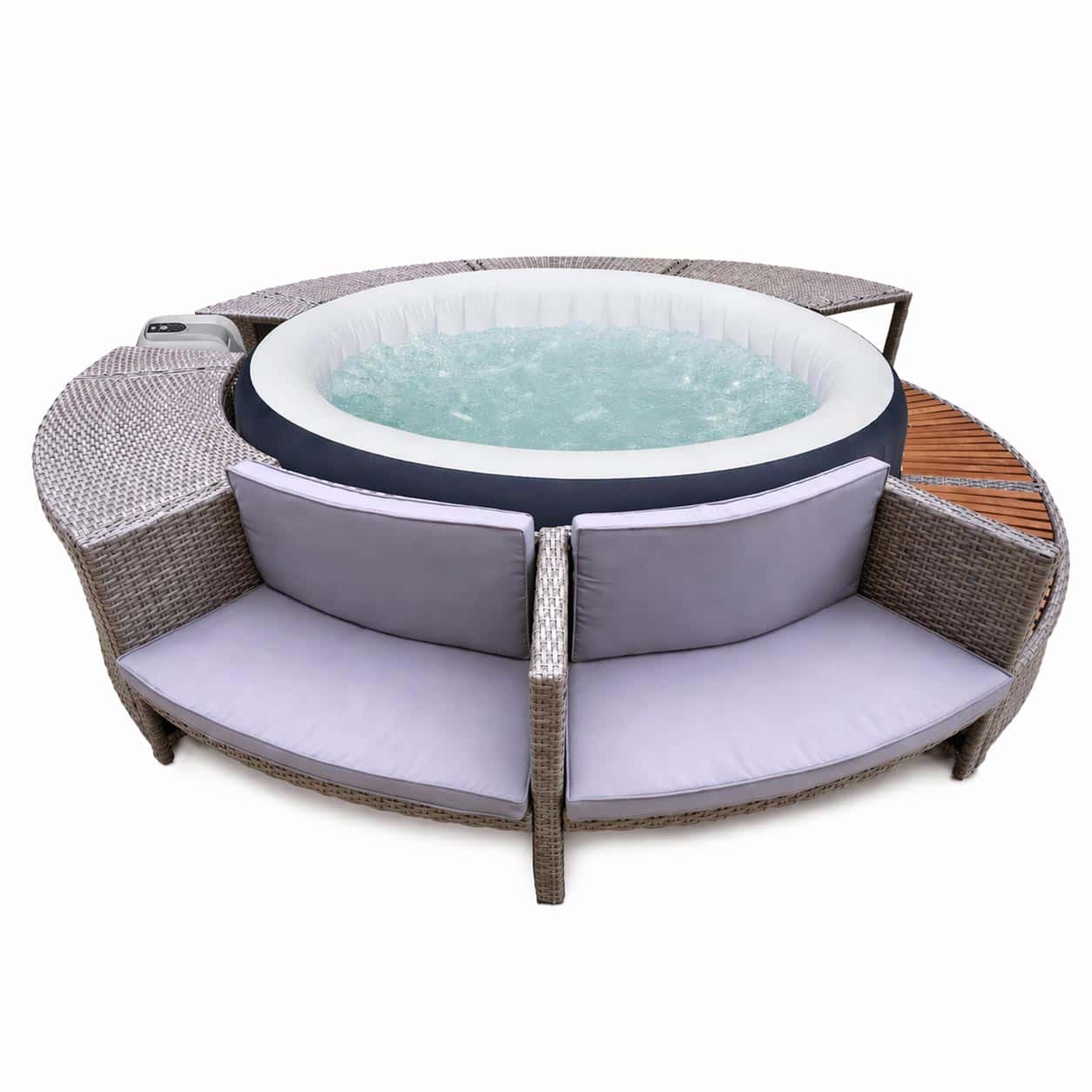 Pack Spa insuflável 2-4 pess. Lay-Z-Spa Miami FULL SURROUND 180