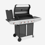 Barbecue a gás de 5 queimadores com 1 fogo lateral