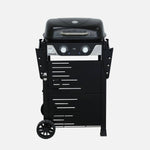 Churrasqueira elétrica 2 queimadores, aço esmaltado de 2300W