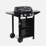 Churrasqueira elétrica 2 queimadores, aço esmaltado de 2300W