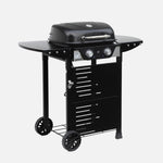 Churrasqueira elétrica 2 queimadores, aço esmaltado de 2300W