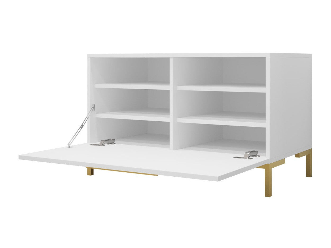 Sapateira Nomal (Branco + Dourado)