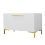 Sapateira Nomal (Branco + Dourado)
